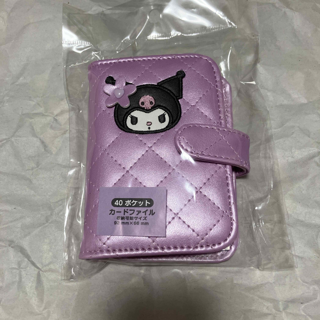 サンリオ(サンリオ)のクロミ カードファイル(ミニチュアキルト) ミニキルトカードケース インテリア/住まい/日用品の文房具(その他)の商品写真
