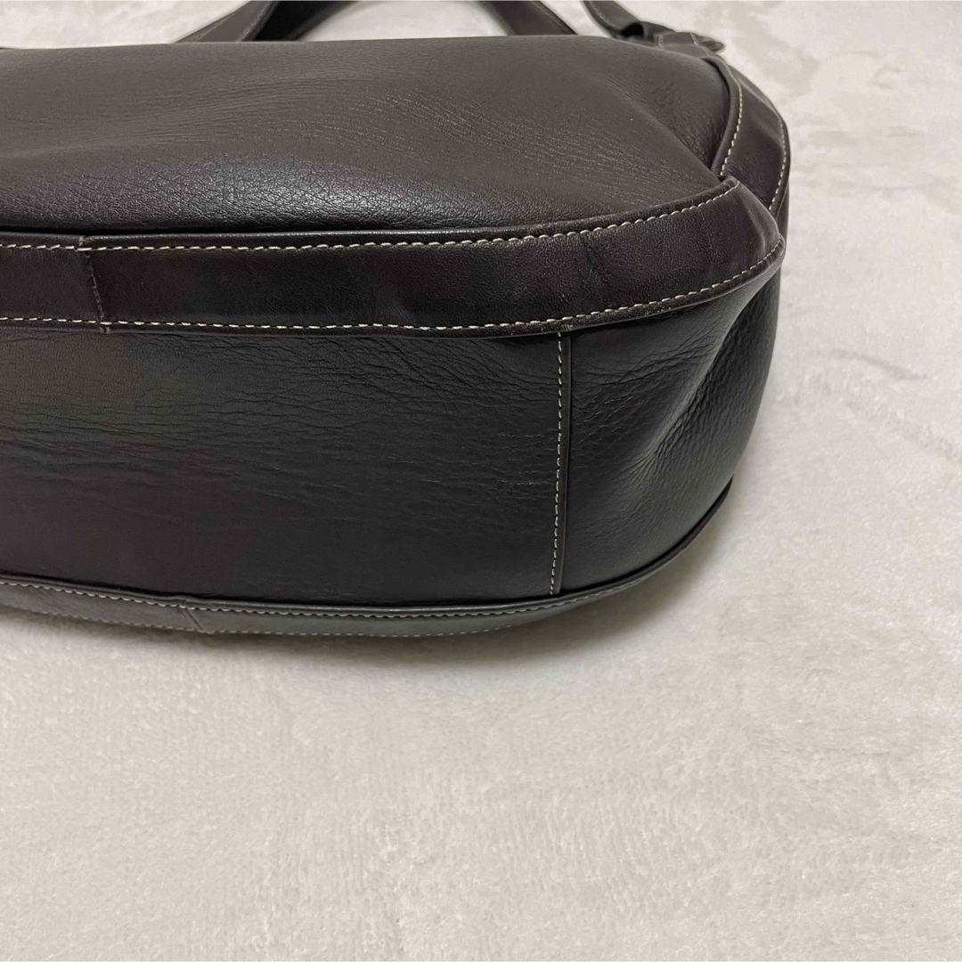 極美品　Kitamura キタムラ　ハンドバッグ　レザー　ブラック　Kロゴ Kitamura - 極美品 Kitamura キタムラ ブラウンレザー