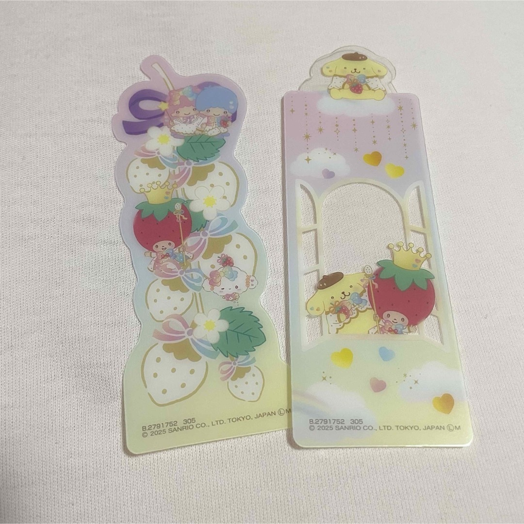 ポムポムプリン(ポムポムプリン)のサンリオ ブックマークコレクション いちご新聞 エンタメ/ホビーのおもちゃ/ぬいぐるみ(キャラクターグッズ)の商品写真