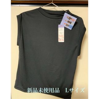 黒色トップス　新品　サイズL(シャツ/ブラウス(半袖/袖なし))