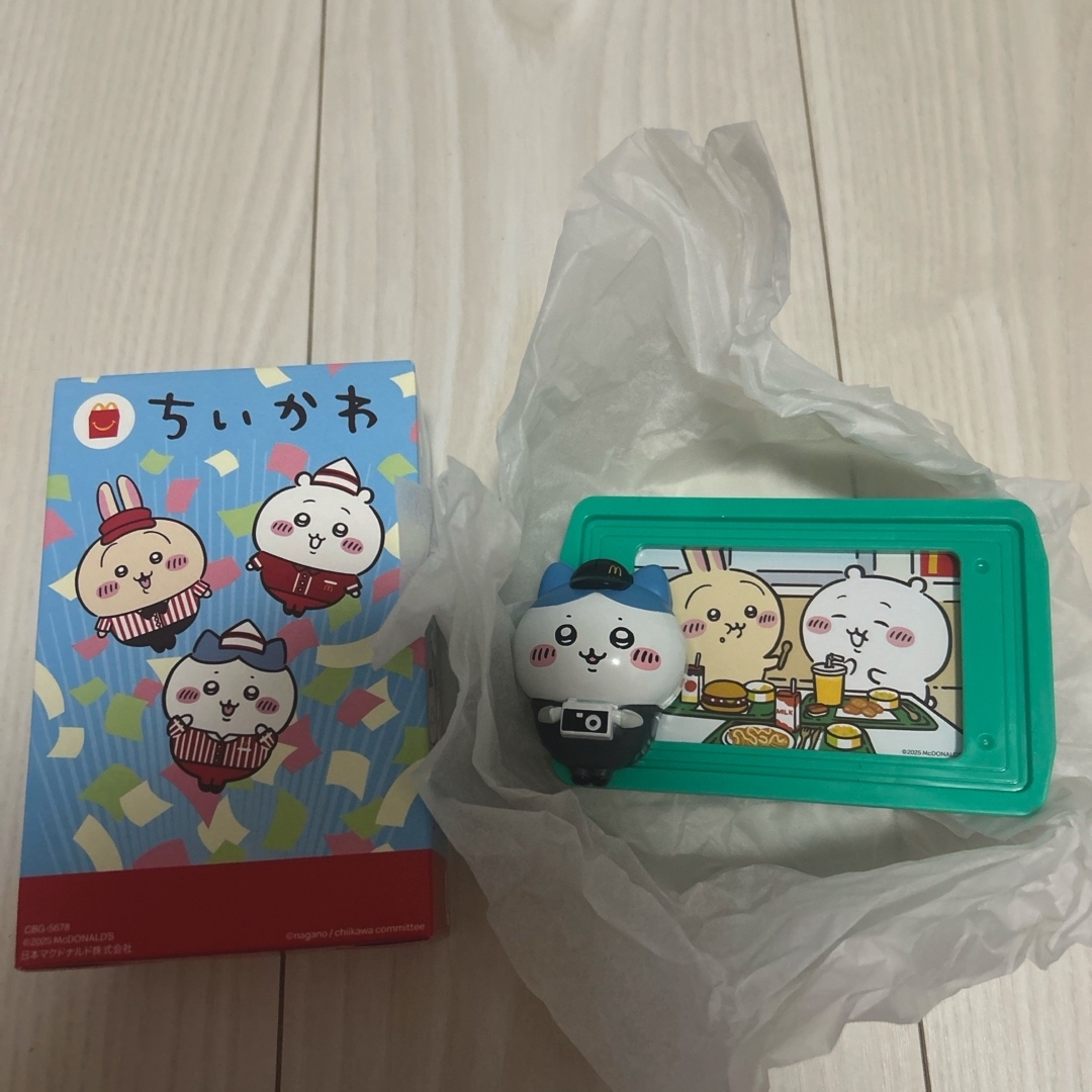 ちいかわ(チイカワ)のちいかわ ハチワレ ハッピーセット第2弾 エンタメ/ホビーのおもちゃ/ぬいぐるみ(キャラクターグッズ)の商品写真