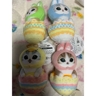 モフサンド イースターにゃんマスコット 全4種セット(キャラクターグッズ)