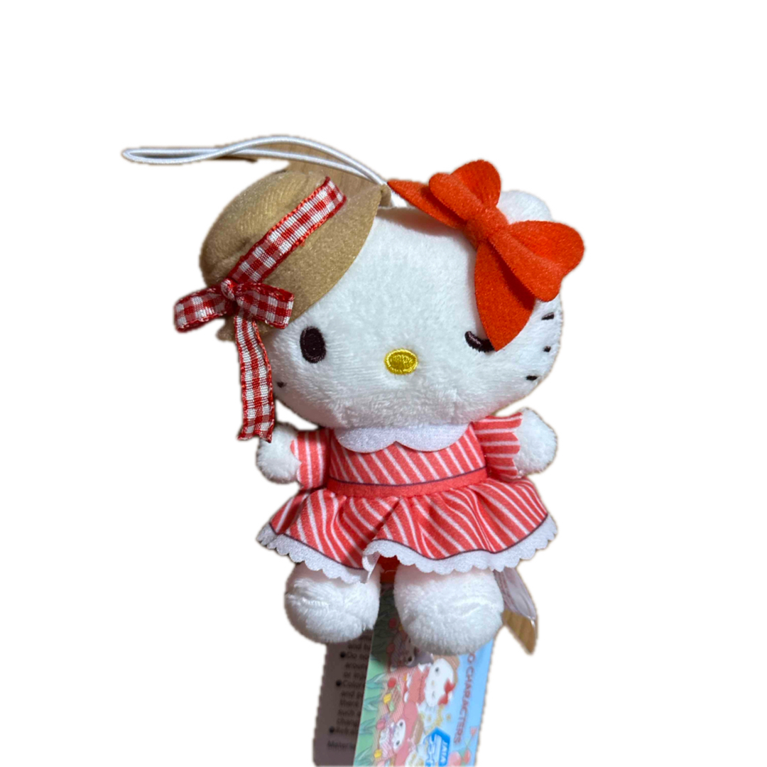 キティ ハローキティ さんさんぴくにっく マスコット エンタメ/ホビーのおもちゃ/ぬいぐるみ(キャラクターグッズ)の商品写真