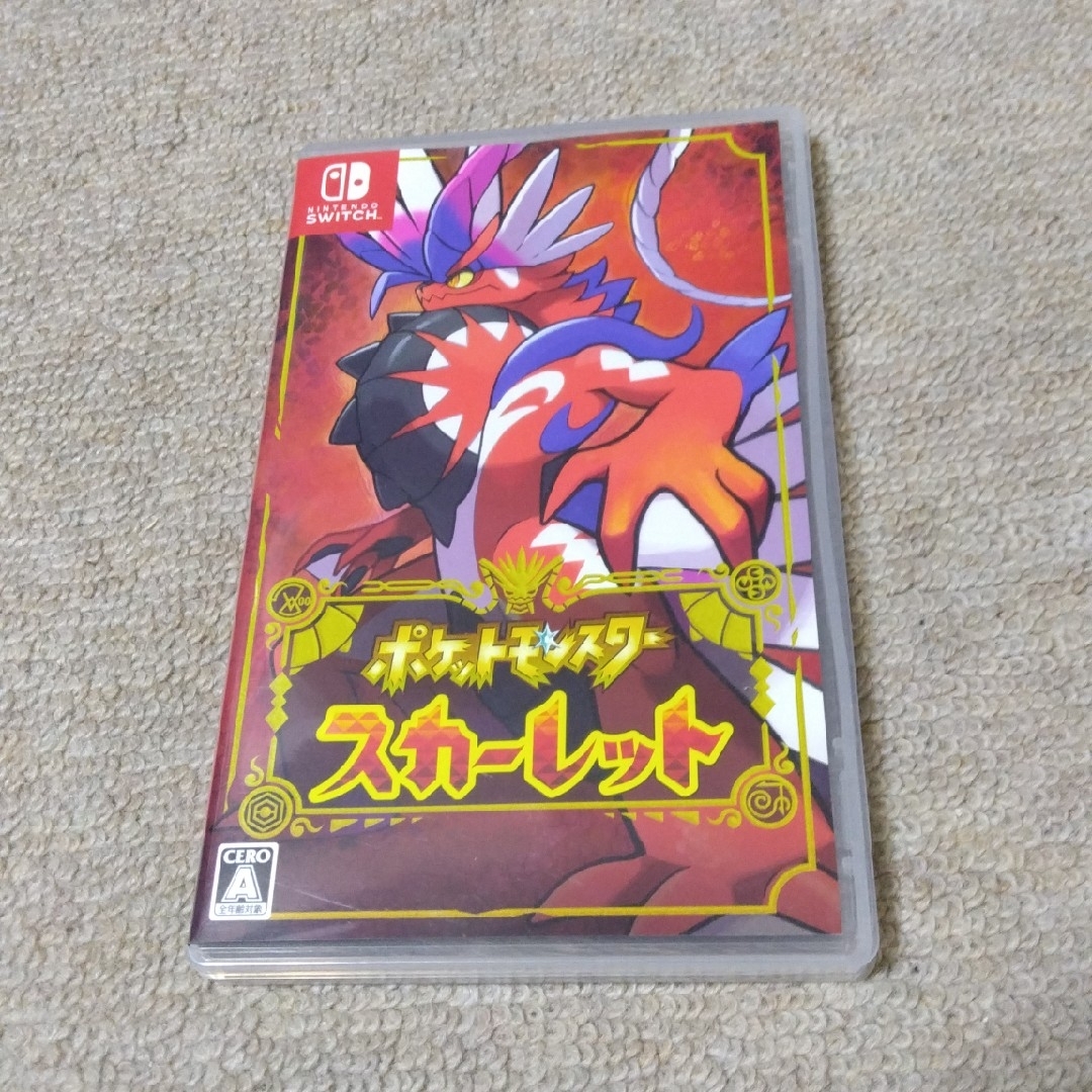 ポケモン(ポケモン)のポケットモンスター スカーレット Nintendo Switch エンタメ/ホビーのゲームソフト/ゲーム機本体(家庭用ゲームソフト)の商品写真