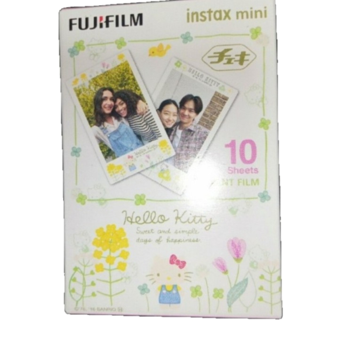 富士フイルム(フジフイルム)のチェキフィルム ハローキティ 10枚入 instax mini スマホ/家電/カメラのカメラ(フィルムカメラ)の商品写真