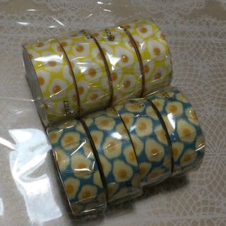 【15mm】ダイソー　DAISO 100円均一　マスキングテープ　目玉焼き(テープ/マスキングテープ)