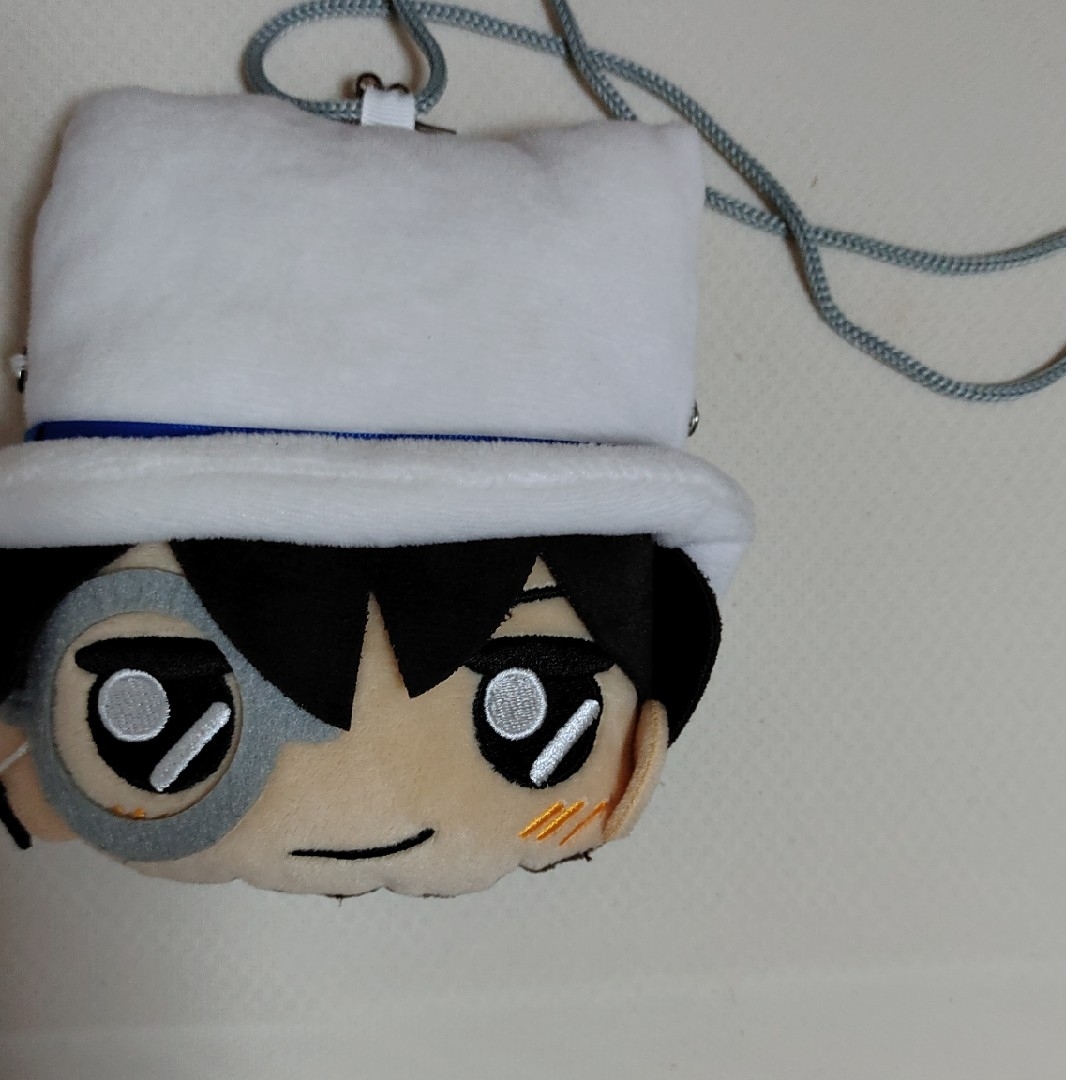 名探偵コナン(メイタンテイコナン)の怪盗キッドポーチ エンタメ/ホビーのおもちゃ/ぬいぐるみ(キャラクターグッズ)の商品写真