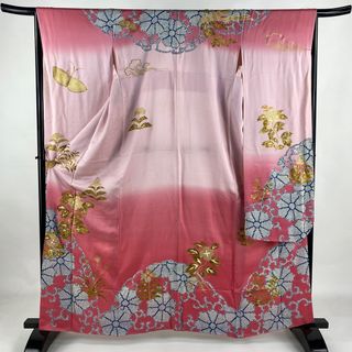 振袖 身丈162cm 裄丈66cm 正絹 名品 【中古】(着物)