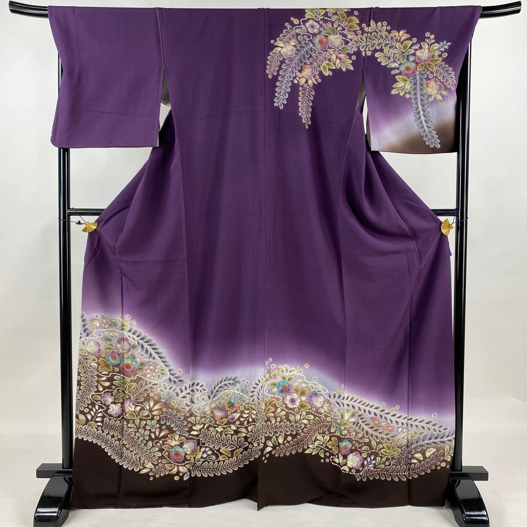訪問着 身丈169cm 裄丈69.5cm 正絹 名品 【中古】