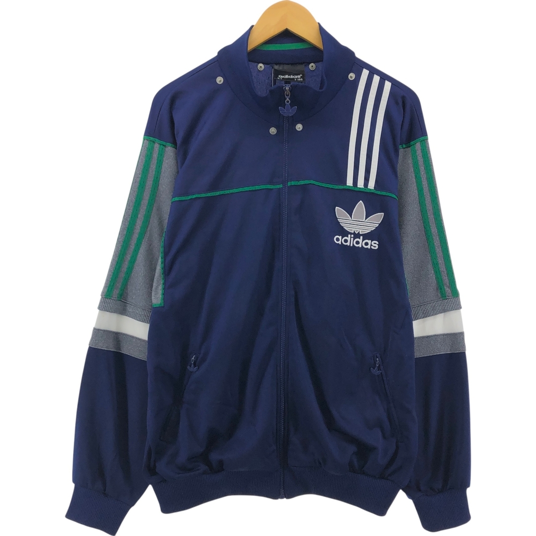 古着 80~90年代 アディダス adidas バックロゴ ジャージ トラックジャケット メンズL相当 ヴィンテージ /eaa541960