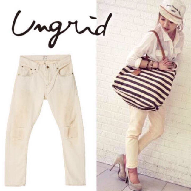 Ungrid(アングリッド)の即購入OK ungrid ヴィンテージサルエルパンツ 24 レディースのパンツ(サルエルパンツ)の商品写真