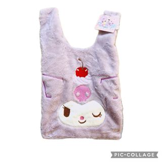 サンリオ(サンリオ)のサンリオ Sanrio クロミ ファー トートバッグ パープル .(キャラクターグッズ)