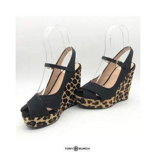 トリーバーチ(Tory Burch)のTORY BURCH トリーバーチ ウェッジソール パンプス レオパード柄(ハイヒール/パンプス)