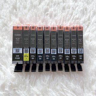 キヤノン(Canon)の【新品未使用】まとめ売り❗️Canon BCI-350 351 純正インク　10個(PC周辺機器)