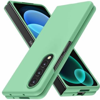 Galaxy Z Fold4 5G ケース 耐衝撃 PC クリア 薄型 軽量 ス(その他)