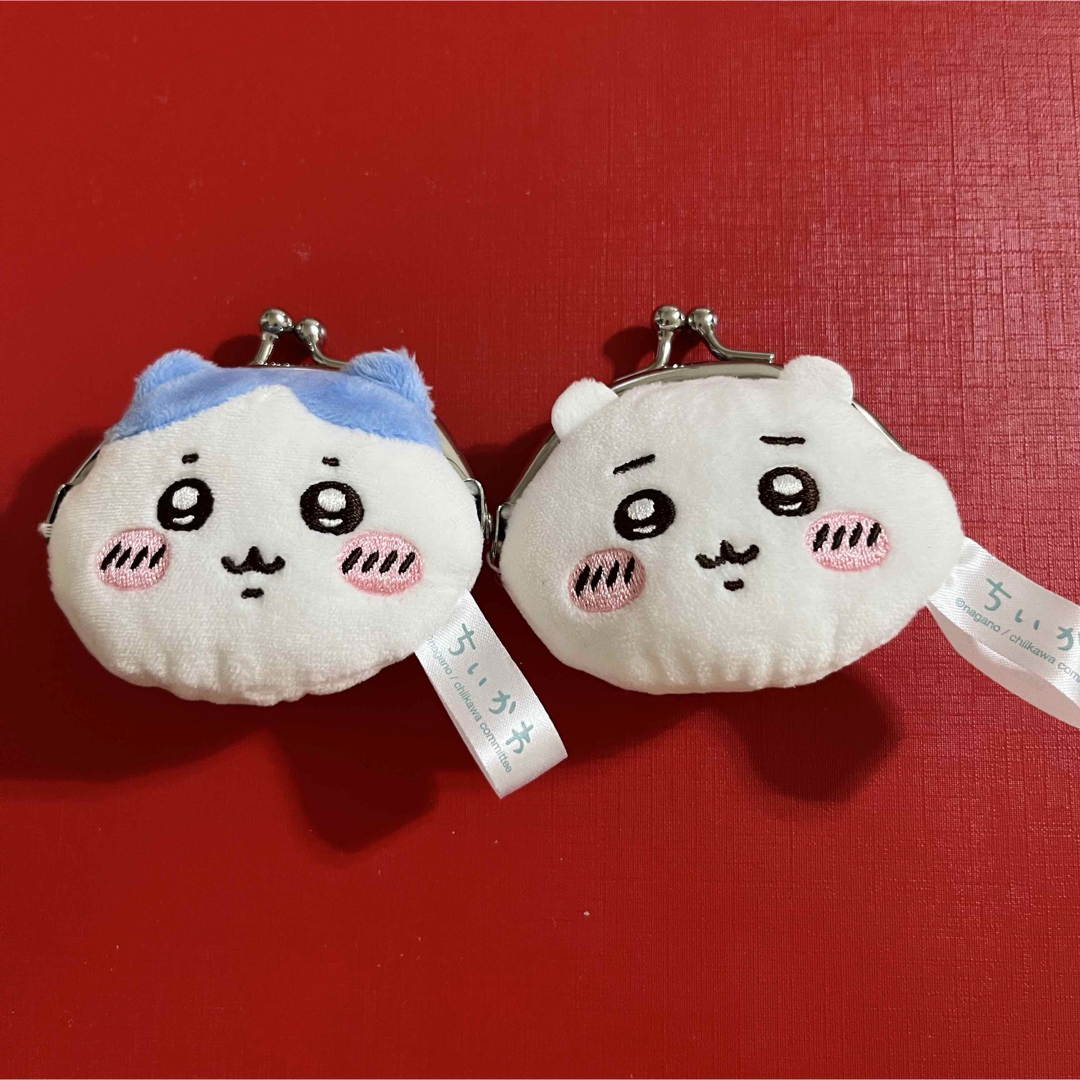 ちいかわ(チイカワ)のちいかわ ハチワレ ミニがま口ポーチ エンタメ/ホビーのおもちゃ/ぬいぐるみ(キャラクターグッズ)の商品写真
