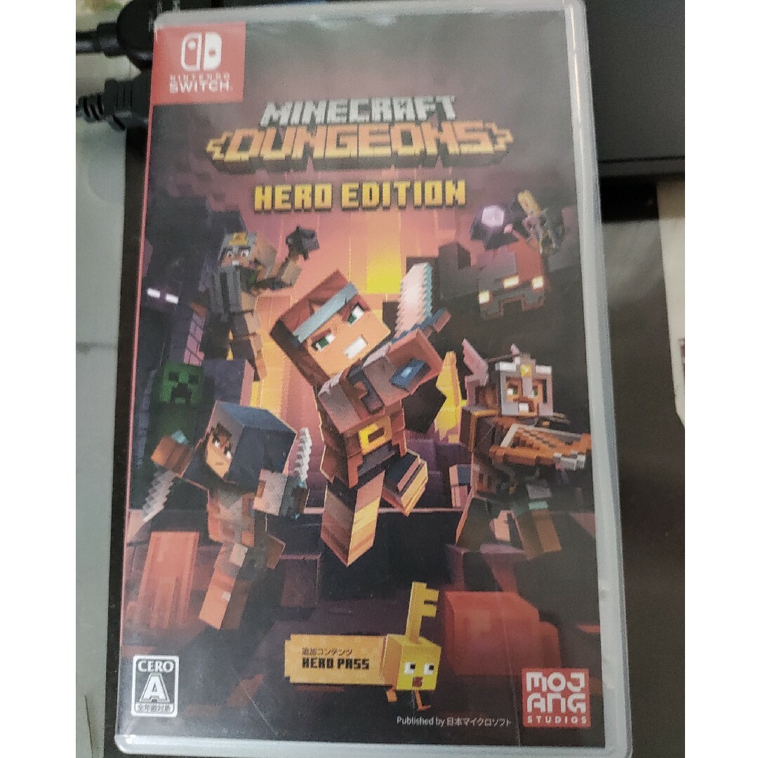 Minecraft Dungeons Hero Edition switch エンタメ/ホビーのゲームソフト/ゲーム機本体(家庭用ゲームソフト)の商品写真