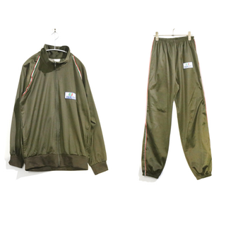 ミリタリー(MILITARY)の【中古B】80s イタリア軍 vintage M / M メンズ ジャージ セットアップ 1989年製 ミラノ イタリア カーキ 茶色 中古B 古着(セットアップ)