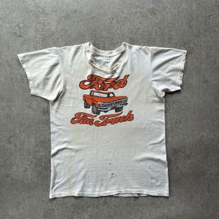 ヴィンテージ(VINTAGE)の60s70s Darby ヴィンテージtシャツ USA製 ホワイト L ford(Tシャツ/カットソー(半袖/袖なし))