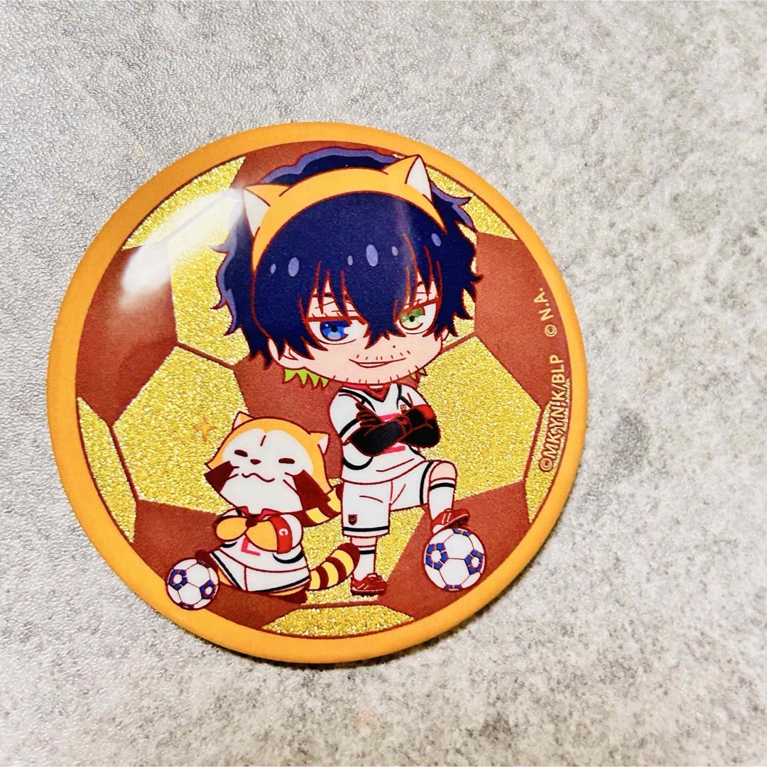新品ブルーロック オリヴァ愛空 缶バッジ エンタメ/ホビーのおもちゃ/ぬいぐるみ(キャラクターグッズ)の商品写真