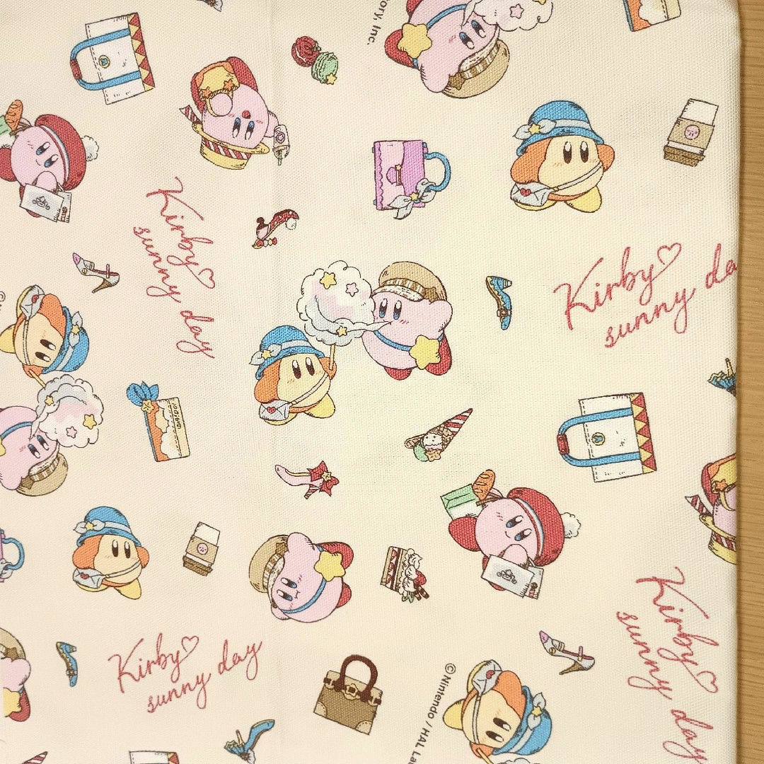 【オックス】星のカービィ カットクロス 全幅✕100cm 生地 ハンドメイドの素材/材料(生地/糸)の商品写真