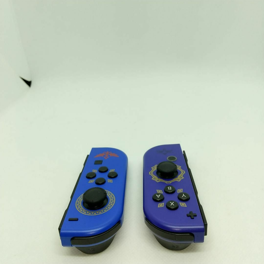Nintendo Switch - 【美品】①Switch ジョイコン　ゼルダの伝説　左右LR 【任天堂純正品】青紫 Nintendo Switch - 【美品】①Switch ジョイコン ゼルダの伝説