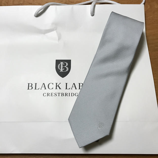BURBERRY(バーバリー)の新品未使用 タグ付き ブラックレーベルクレストブリッジ ネクタイ メンズのファッション小物(ネクタイ)の商品写真