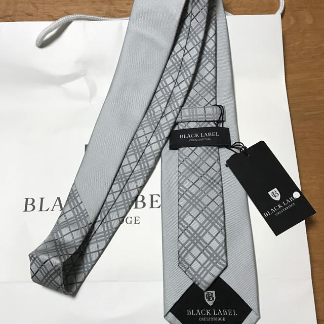 BURBERRY(バーバリー)の新品未使用 タグ付き ブラックレーベルクレストブリッジ ネクタイ メンズのファッション小物(ネクタイ)の商品写真