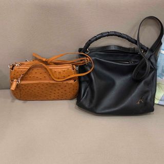 オーストリッチ(OSTRICH)の◆オーストリッチ革　アクセサリーポーチおまけKitamura BAG ２点セット(ポーチ)