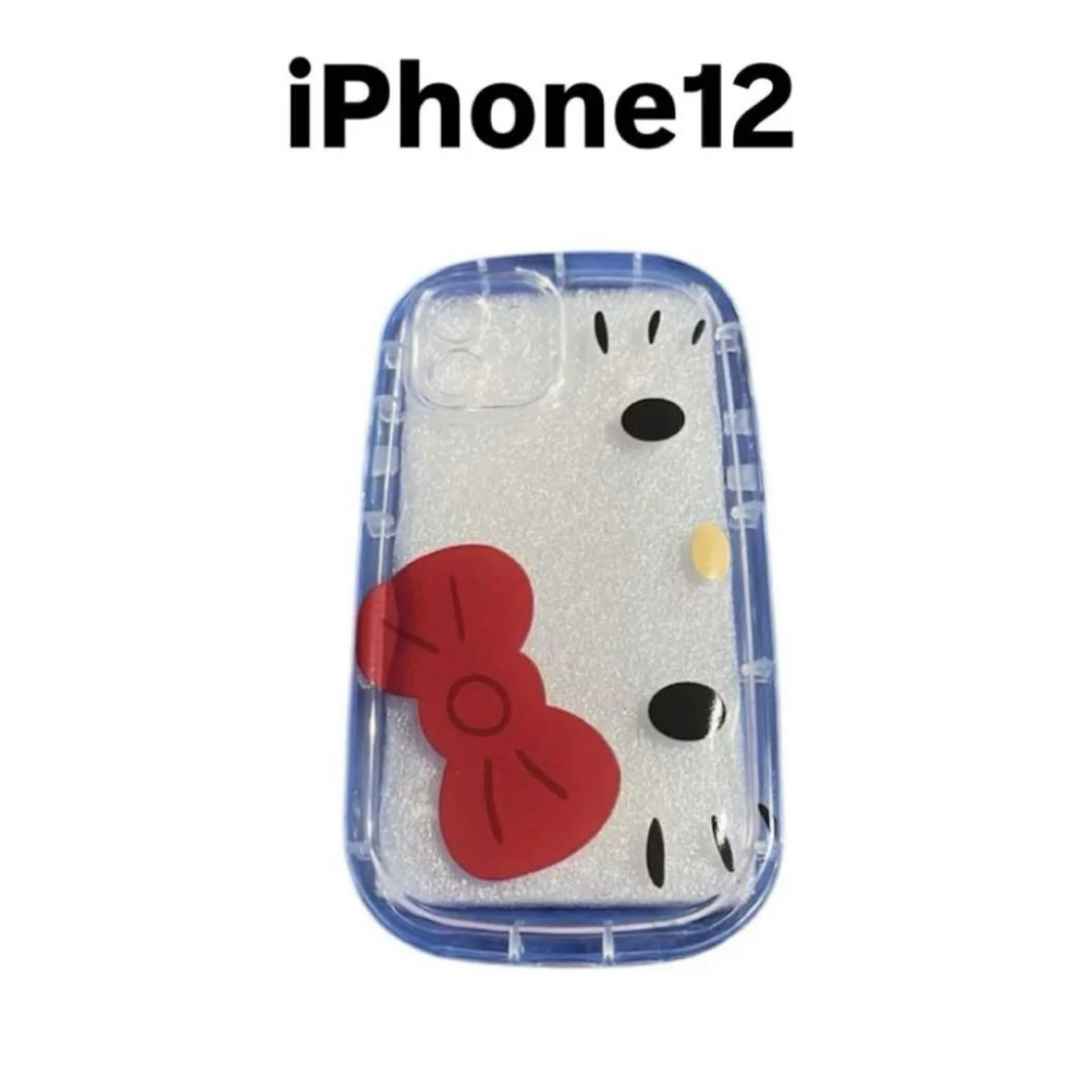 サンリオ(サンリオ)の【新品】キティ iPhone12ケース スマホ/家電/カメラのスマホアクセサリー(iPhoneケース)の商品写真