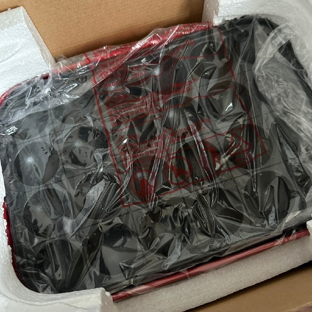 BRUNO(ブルーノ)の未使用 BRUNO コンパクトホットプレート レッド 別売りプレートセット スマホ/家電/カメラの調理家電(ホットプレート)の商品写真