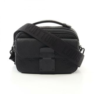 ルイヴィトン(LOUIS VUITTON)のルイ・ヴィトン LOUIS VUITTON Sロック メッセンジャー ハンドバッグ バッグ レザー トリヨンレザー メンズ ブラック系 M58489 【中古】(ハンドバッグ)