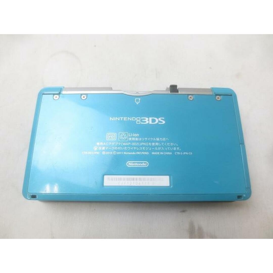中古品 ゲーム ニンテンドー3DS 本体 CTR-001 アクアブルー 動作