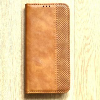 motorola edge 50 pro　手帳型ケース　ブラウン　管理245-6(Androidケース)