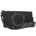 Stella McCartney ボディバッグ ロゴデザイン ナイロン ブラック
