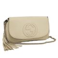 GUCCI ソーホー チェーン ショルダーバッグ インターロッキングG レザー
