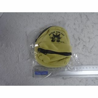 新品　ちびリュックポーチ　ほおづえ　黄色　小物入れ　わちふぃーるど　ダヤン　猫(小物入れ)