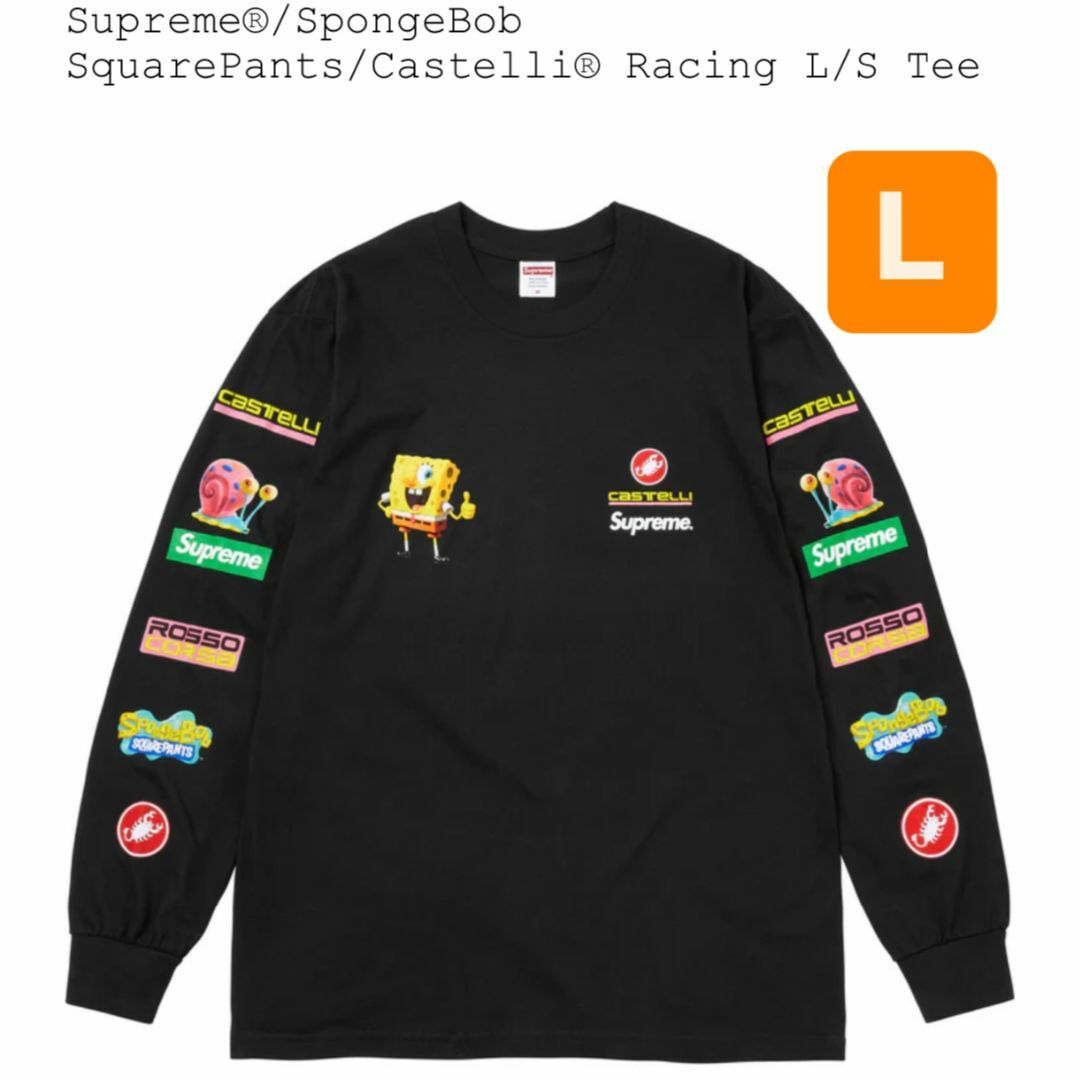 Supreme(シュプリーム)のSupreme SpongeBob SquarePants Racing Tee メンズのトップス(Tシャツ/カットソー(七分/長袖))の商品写真