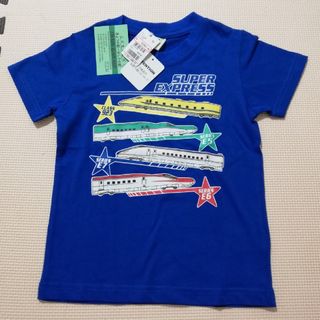 JR - 【新品未使用】JR ドクターイエロー  新幹線 Tシャツ  青色 110サイズ