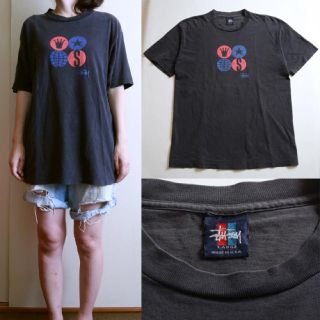 ステューシー(STUSSY)の専用‼️USAステューシー❤️90s墨黒Tシャツ(Tシャツ(半袖/袖なし))