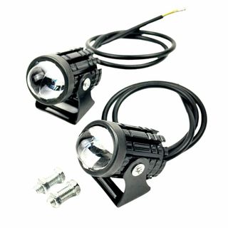 HTharros バイク 用 フォグランプ LED ライト 汎用 12W 作業灯(その他)