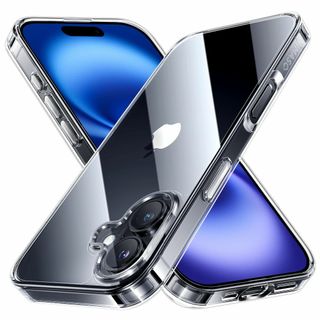 NIMASO iPhone 16 用 ケース クリア 黄変防止 耐衝撃 米軍MI(その他)