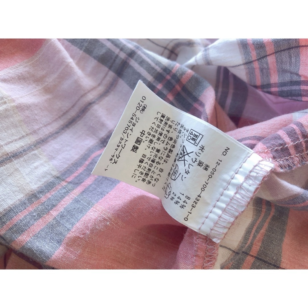 JOURNAL STANDARD(ジャーナルスタンダード)のリネン混  タータンチェック シャツ レディースのトップス(シャツ/ブラウス(半袖/袖なし))の商品写真
