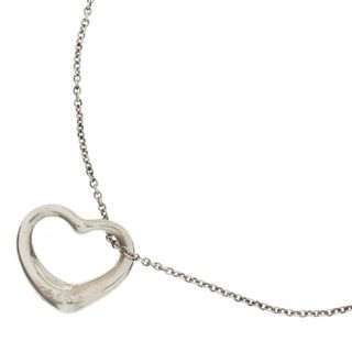 TIFFANY&Co ティファニー オープンハート ペンダント ネックレス シルバー(ネックレス)