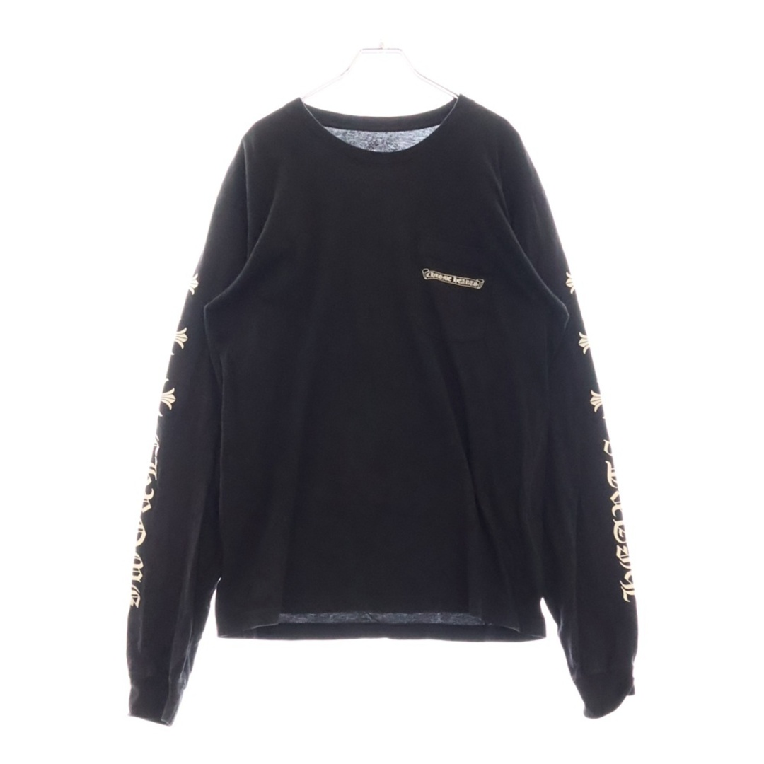 Chrome Hearts - CHROME HEARTS クロムハーツ CH Plus Arm Logo L S Tee CHプラスアームロゴプリント 長袖Tシャツ ロングスリーブカットソー ブラック