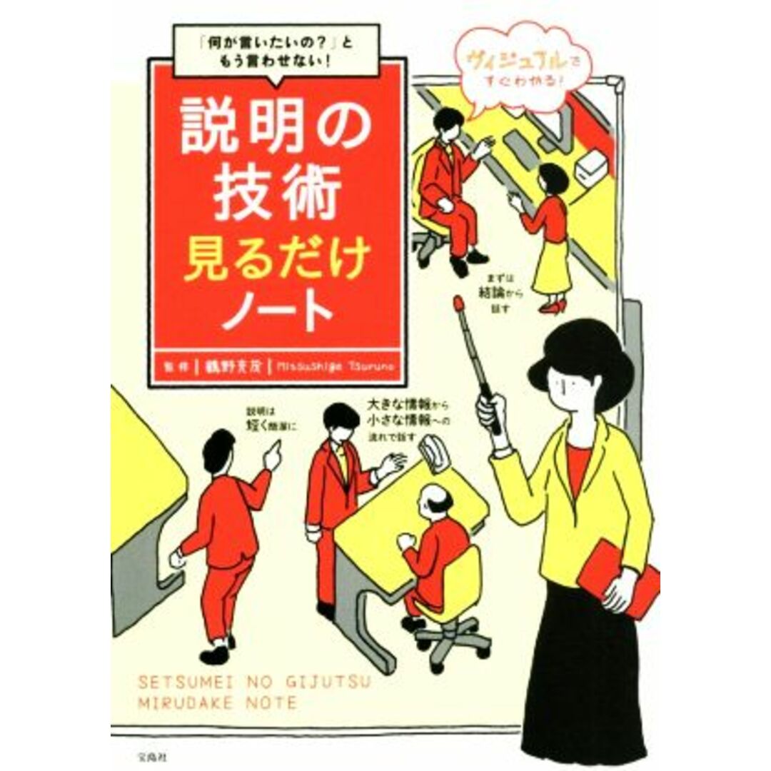説明の技術見るだけノート 「何が言いたいの?」ともう言わせない!/鶴野充茂 エンタメ/ホビーの本(ビジネス/経済)の商品写真