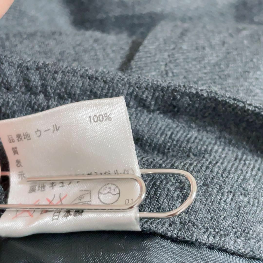 #A5【ピエールカルダン】レディースカジュアルパンツ　ストレート　通勤　ウール レディースのパンツ(カジュアルパンツ)の商品写真