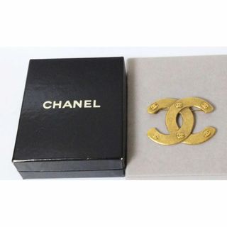 シャネル(CHANEL)のCHANEL シャネル ココマーク ブローチ ゴールド GP(ブローチ/コサージュ)