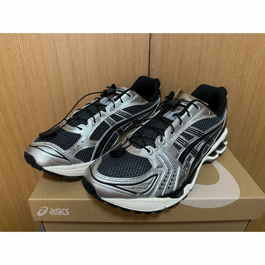スニーカー asics - asics Gel Kayano 14 28cm silver grey