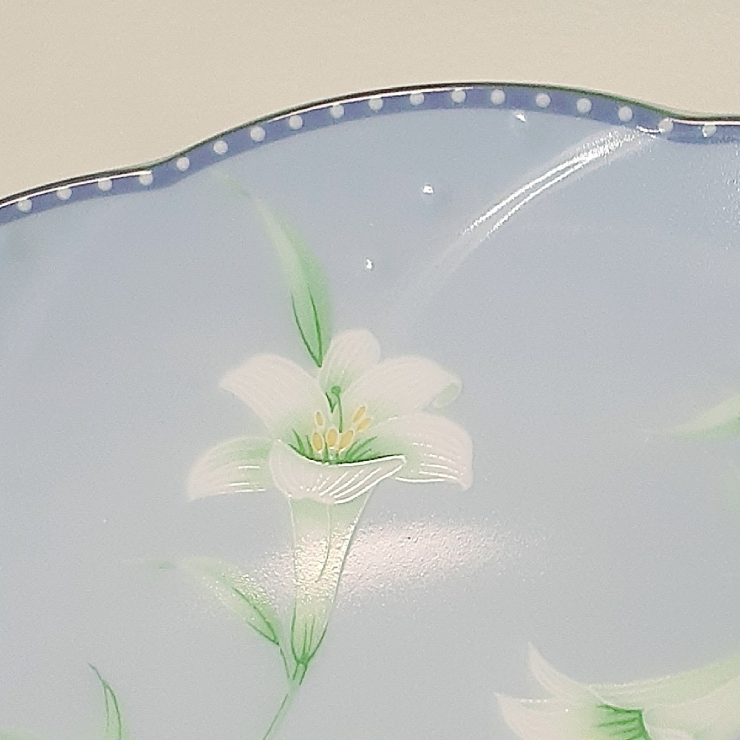 NARUMI(ナルミ)の新品 NARUMI CHINA プレート 2枚セット★水色 ケーキ皿 夏 インテリア/住まい/日用品のキッチン/食器(食器)の商品写真